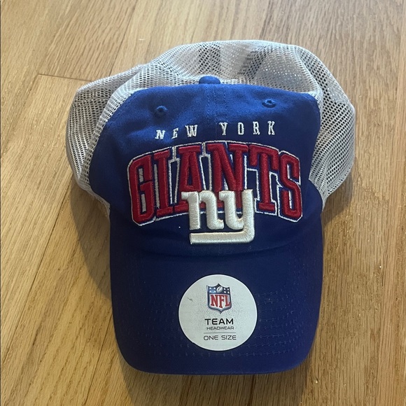 NWT NFL New York Giants Mesh Snapback Hat One Size - Picture 1 of 6
